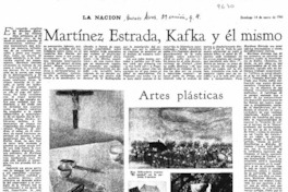 Martínez Estrada, Kafka y él mismo