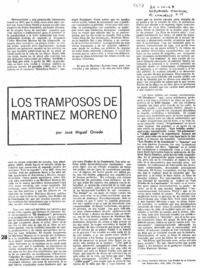 Los tramposos de Martínez Moreno