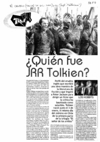 ¿Quién fue J.R.R. Tolkien?