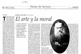 El arte y la moral