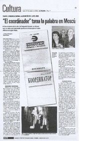 "El Coordinador" toma la palabra en Moscú.