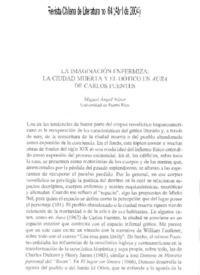 La Imaginación enfermiza: La ciudad muerta y el gótico en Aura de Carlos Fuentes