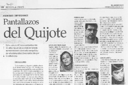 Pantallazos del Quijote