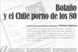 Bolaño y el Chile porno de los 80