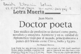 Doctor poeta