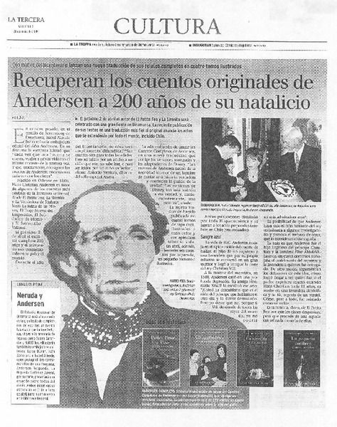 Recuperan los cuentos originales de Andersen a 200 años de su natalicio