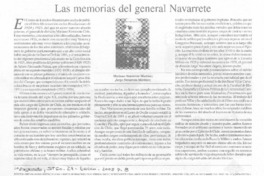 Las memorias del General Navarrete