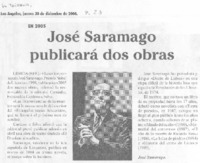 José Saramago publicará dos obras
