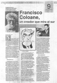 Francisco Coloane, un creador que mira al sur
