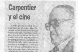 Carpentier y el cine