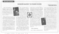Salvador Allende y su pasado racista