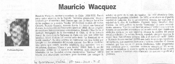 Mauricio Wacquez