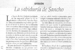 La sabiduría de Sancho