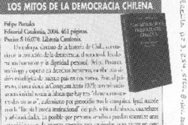 Los Mitos de la democracia chilena