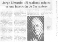 "El Realismo mágico es una invención de Cervantes"