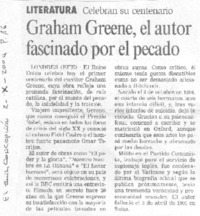 Grahama Greene, el autor fascinado por el pecado