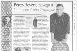 Pérez- Reverte navega a Chile con Cabo Trafalgar