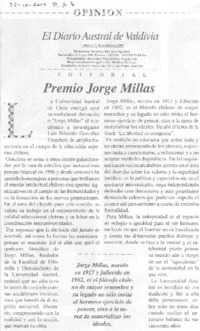 Premio Jorge Millas