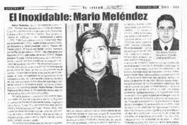 El inoxidale: Mario Meléndez