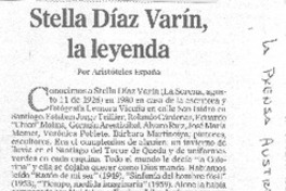 Stella Díaz Varín, la leyenda