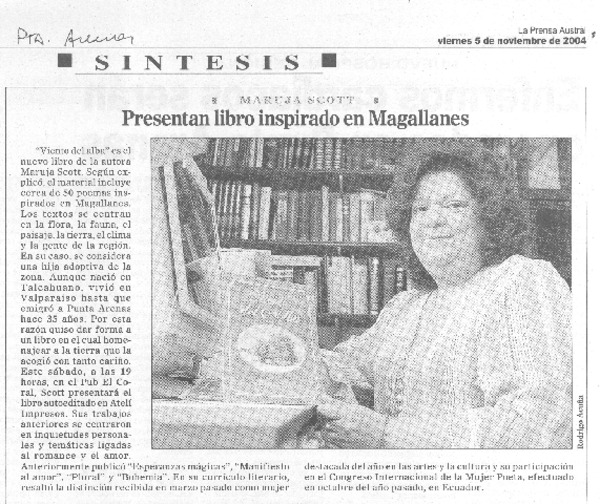 Presentan libro inspirado en Magallanes