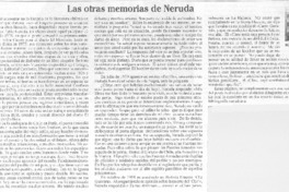Las otras memorias de Neruda