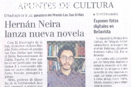Hernán Neira lanza nueva novela
