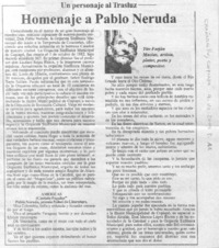 Homenaje a Pablo Neruda