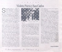 Violeta Parra y San Carlos