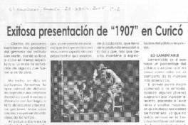 Exitosa presentación de "1907" en Curicó