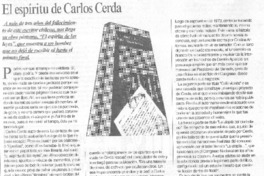 El espíritu de Carlos Cerda