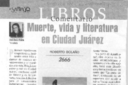 Muerte, vida y literatura en Ciudad Juárez