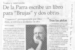 De la Parra escribe un libro para "Brujas" y dos obras