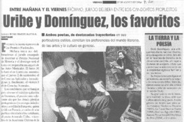 Uribe y Domínguez, los favoritos