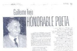 Guillermo Trejo honorable poeta