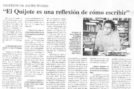 "El Quijote es una reflexión de cómo escribir" [entrevista]