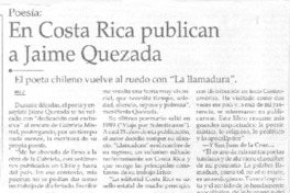 en Costa Rica publican a Jaime Quezada