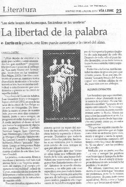 La libertad de la palabra