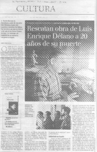 Rescatan obra de Luis Enrique Délano a 20 años de su muerte