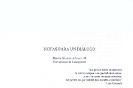 Notas para un diálogo