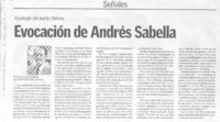 Apología del norte chileno : evocación de Andrés Sabella