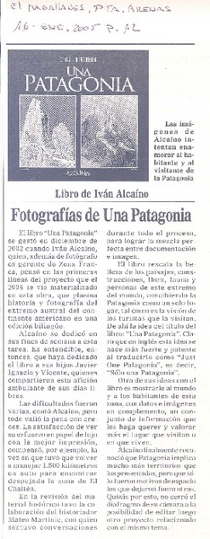 Libro de Iván Alcaíno : fotografías de una Patagonia