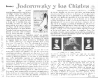 Jodorowsky y los chistes
