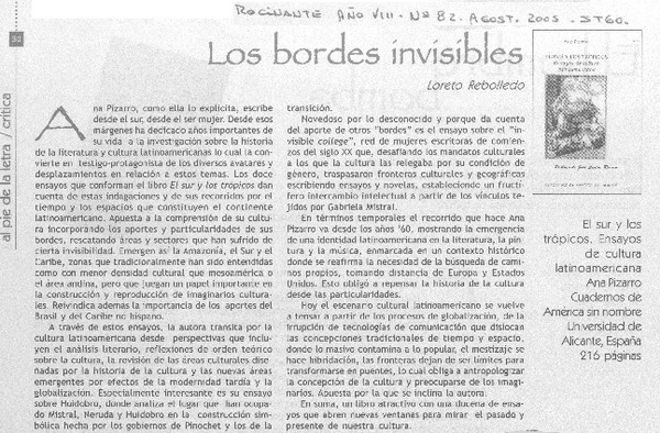Los Bordes invisibles.