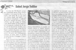 Salud Jorge Teillier.