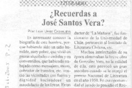 ¿Recuerdas a José Santos Vera?