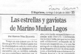 Las Estrellas y gaviotas de Marino Muñoz Lagos.