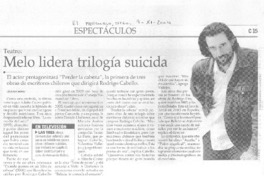 Melo lidera trilogía suicida