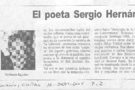 El Poeta Sergio Hernández.
