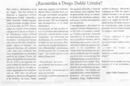 ¿Recuerdas a Diego Dublé Urrutia?
